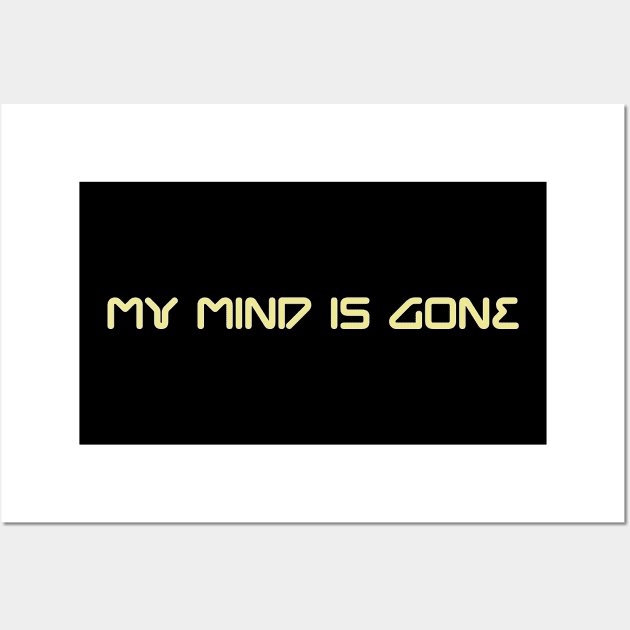 My mind is gone Wall Art by Voishalk